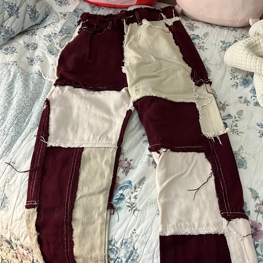 Color block pants - Picture 1 of 3